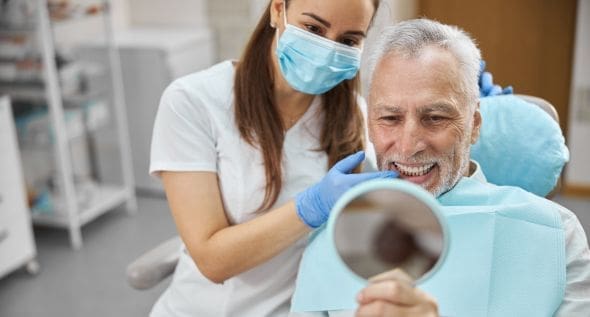 Dental implant consultation
