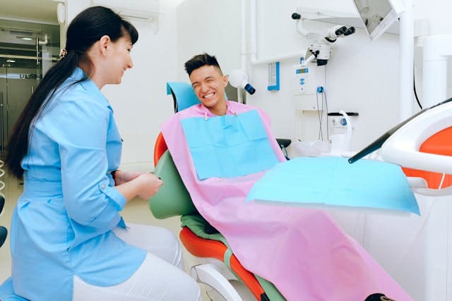 Healthy gums and smile